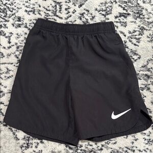 Nike Black Sports Shorts with White Logo